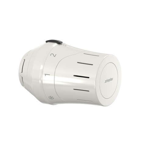 Flamco Exklusiv-Thermostatkopf TC-E1 weiss M30 x 1,5 mit Nullstellung F35330