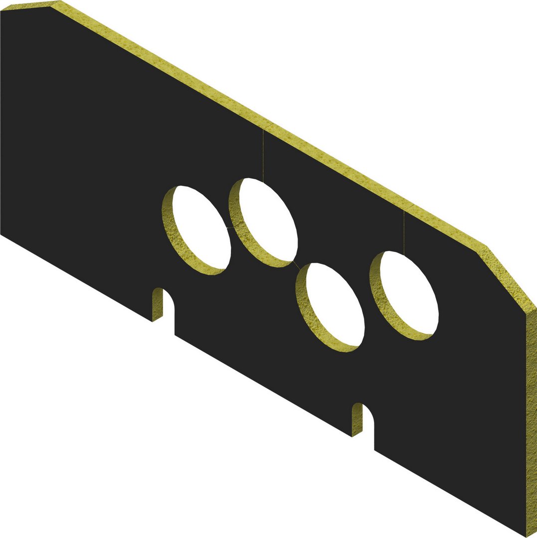 BOSCH Ersatzteil TTNR: 8718585083 Waermeschutz Rueckwand everp