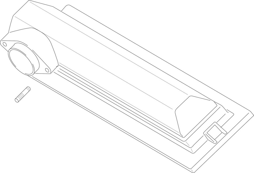 BOSCH Ersatzteil TTNR: 7098875 Brennergehaeuse 43kW 2545