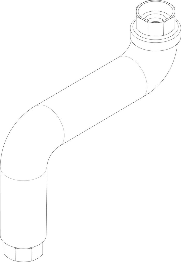 BOSCH Ersatzteil TTNR: 8718594558 Anschlussrohr VK G11/2 kpl everp