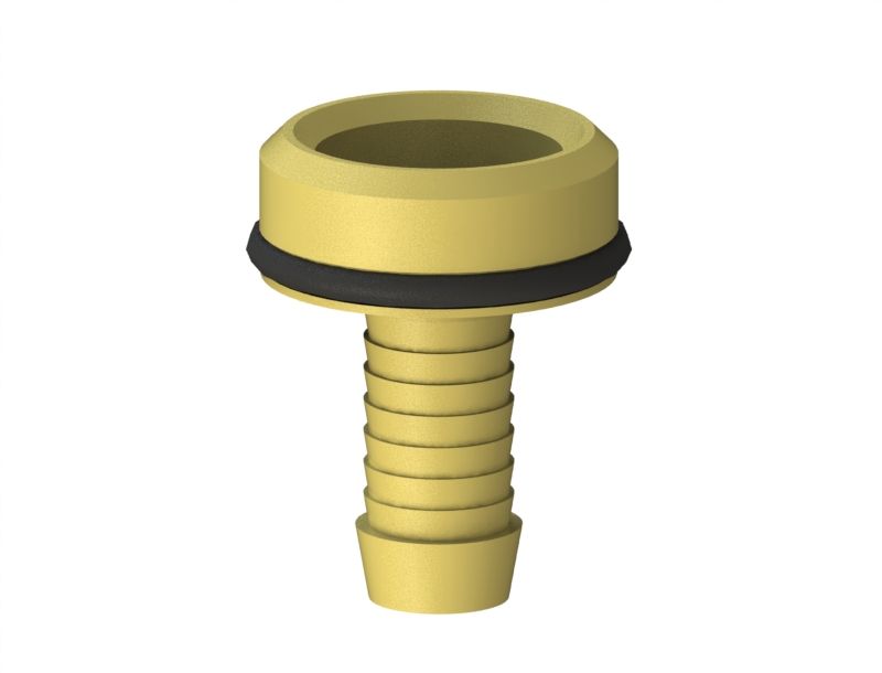 Schloesser JS MS-SCHLAUCHVERSCHRAUB.,SCHWER 1-TEILIG,FLACHDICHTEND,1/2"x1"