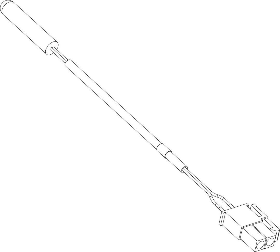 BOSCH Ersatzteil TTNR: 8733703183 Temperaturfuehler 200mm, 4,7 kOhm