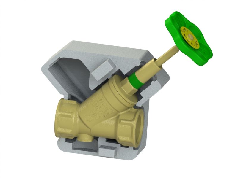 Schloesser JS KFR-VENTIL, MUFFENANSCHLUSS O.ENTL.,STEIG.SP.,M.DS,DN50,DVGW Schloesser JS KFR-VENTIL, MUFFENANSCHLUSS O.ENTL.,STEIG.SP.,M.DS,DN50,DVGW