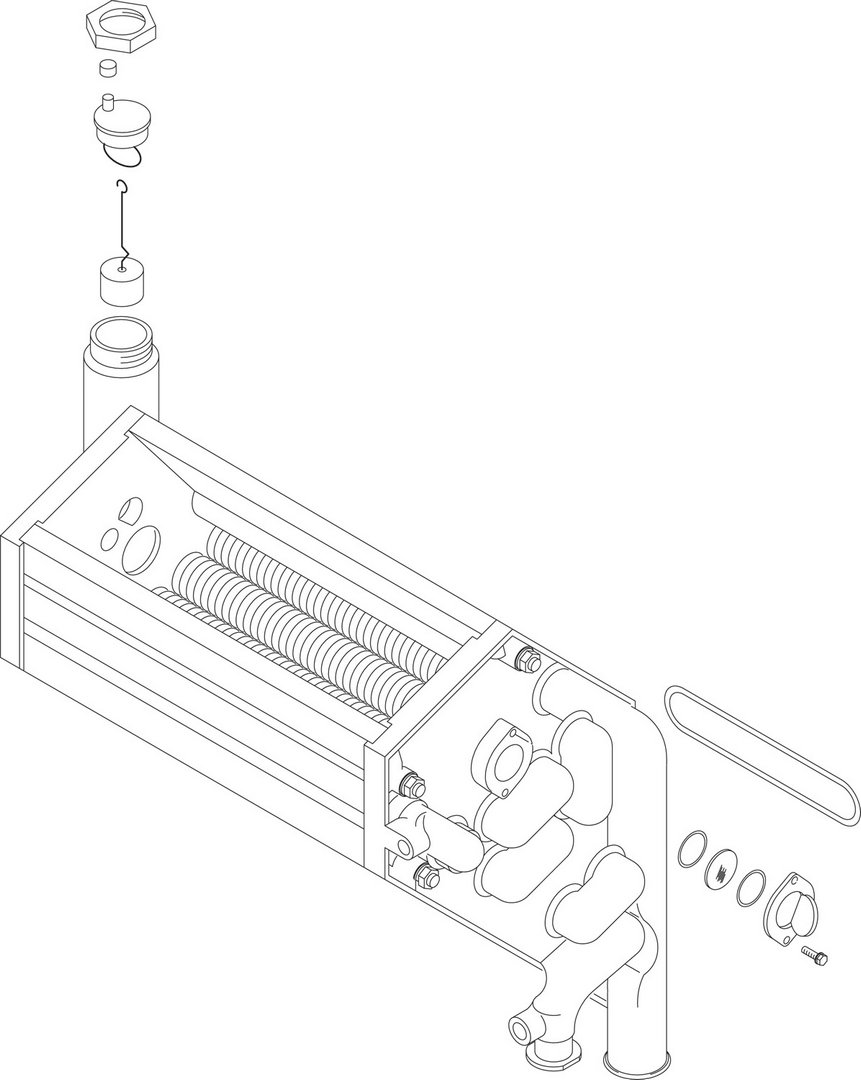 BOSCH Ersatzteil TTNR: 73147 Waermetauscher 60W