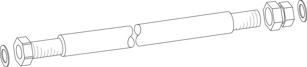 BOSCH Ersatzteil TTNR: 87186694430 Rohr Wellrohr G1