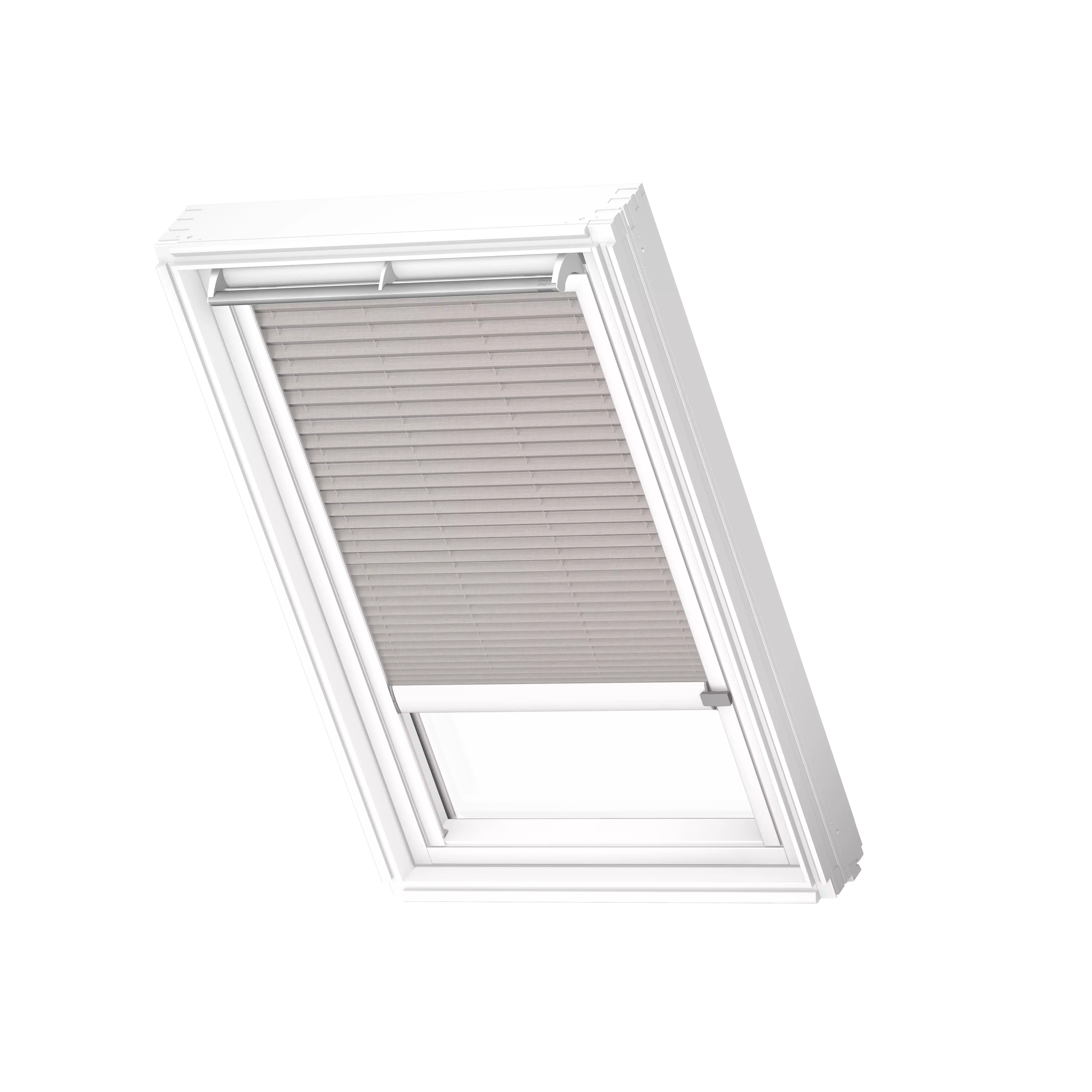 VELUX Plissee solar Silbergrau, weisse Schiene, Premium FSL PK08 1284KWL VELUX Plissee solar Silbergrau, weisse Schiene, Premium FSL PK08 1284KWL