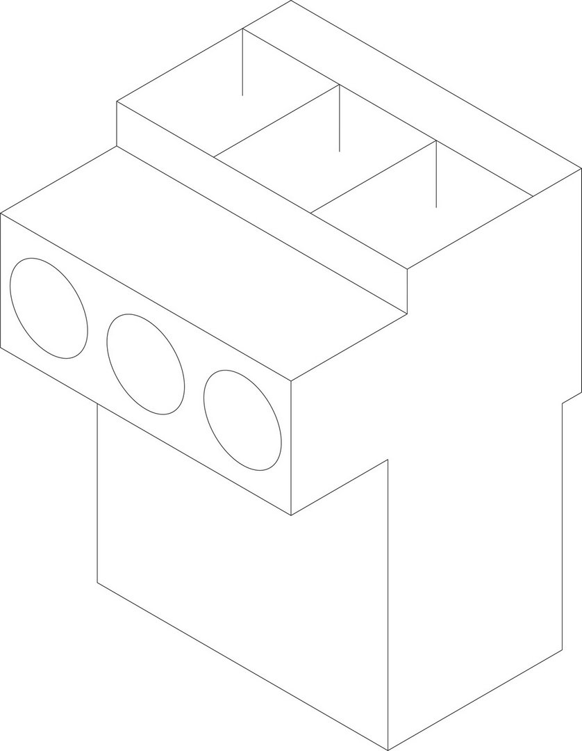 BOSCH Ersatzteil TTNR: 54912647 Anschlussklemme 3-polig grau LP
