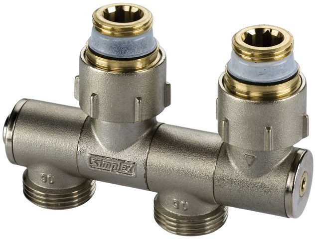 Flamco Hahnblock Variocon, schwenkbar N1 G3/4i x G3/4a MS vern. m. Nippel F12001 Flamco Hahnblock Variocon, schwenkbar N1 G3/4i x G3/4a MS vern. m. Nippel F12001