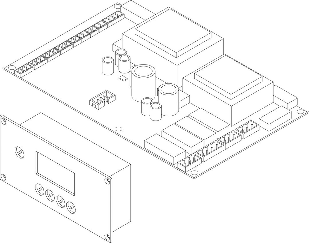 BOSCH Ersatzteil TTNR: 8738803473 Steuerungsset HZS622/631 SW2.xx everp