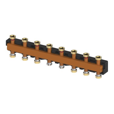 Flamco Verteilerbalken 4-fach, bis 7 Heizkreise, bis 70 KW M66301.4 Flamco Verteilerbalken 4-fach, bis 7 Heizkreise, bis 70 KW M66301.4