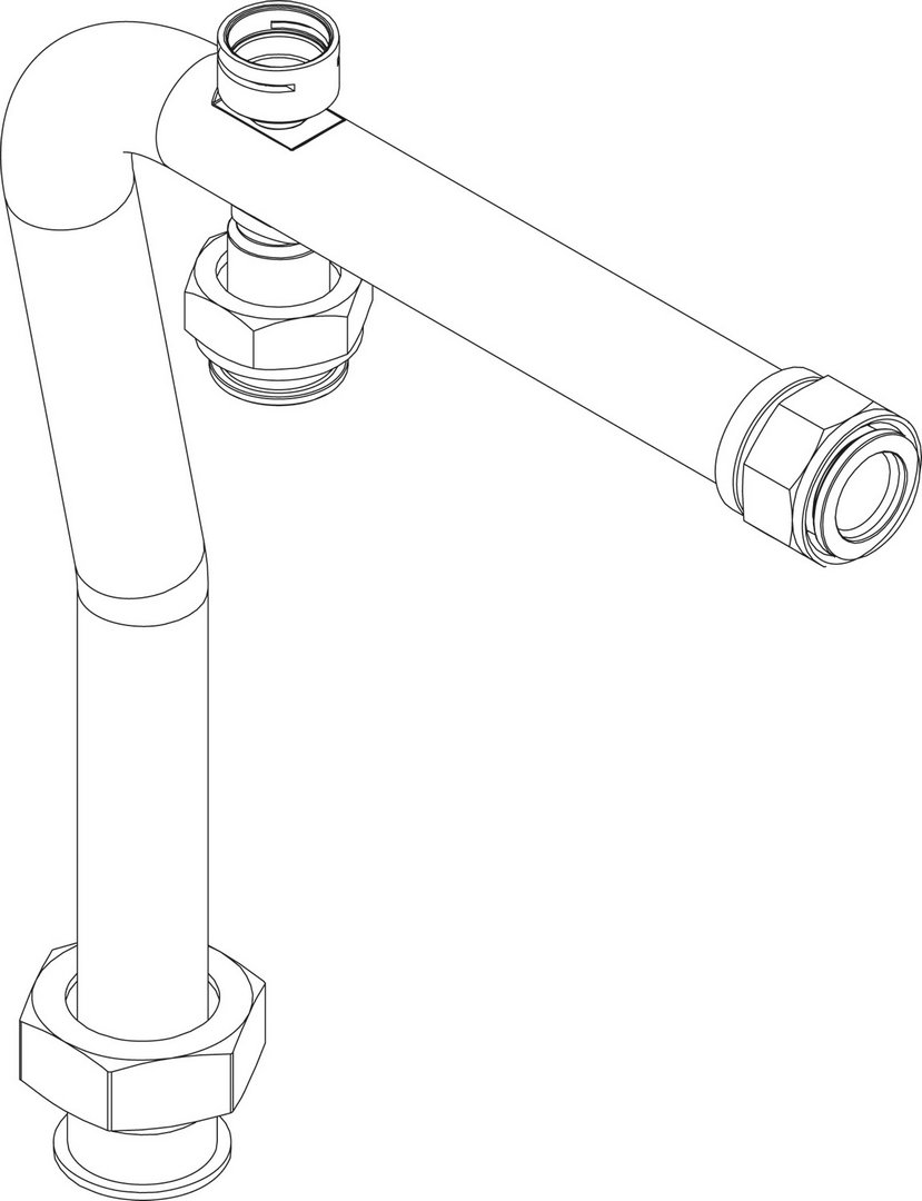BOSCH Ersatzteil TTNR: 87186460200 Rohr 3-Wege-Ventil-Waermetauscher BOSCH Ersatzteil TTNR: 87186460200 Rohr 3-Wege-Ventil-Waermetauscher
