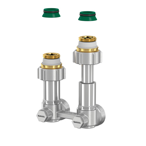 Flamco Hahnblock EXCL. Eck Teleskop ET/50 G3/4i x G3/4a MS vern. m.Nippel,Konus F10086 Flamco Hahnblock EXCL. Eck Teleskop ET/50 G3/4i x G3/4a MS vern. m.Nippel,Konus F10086