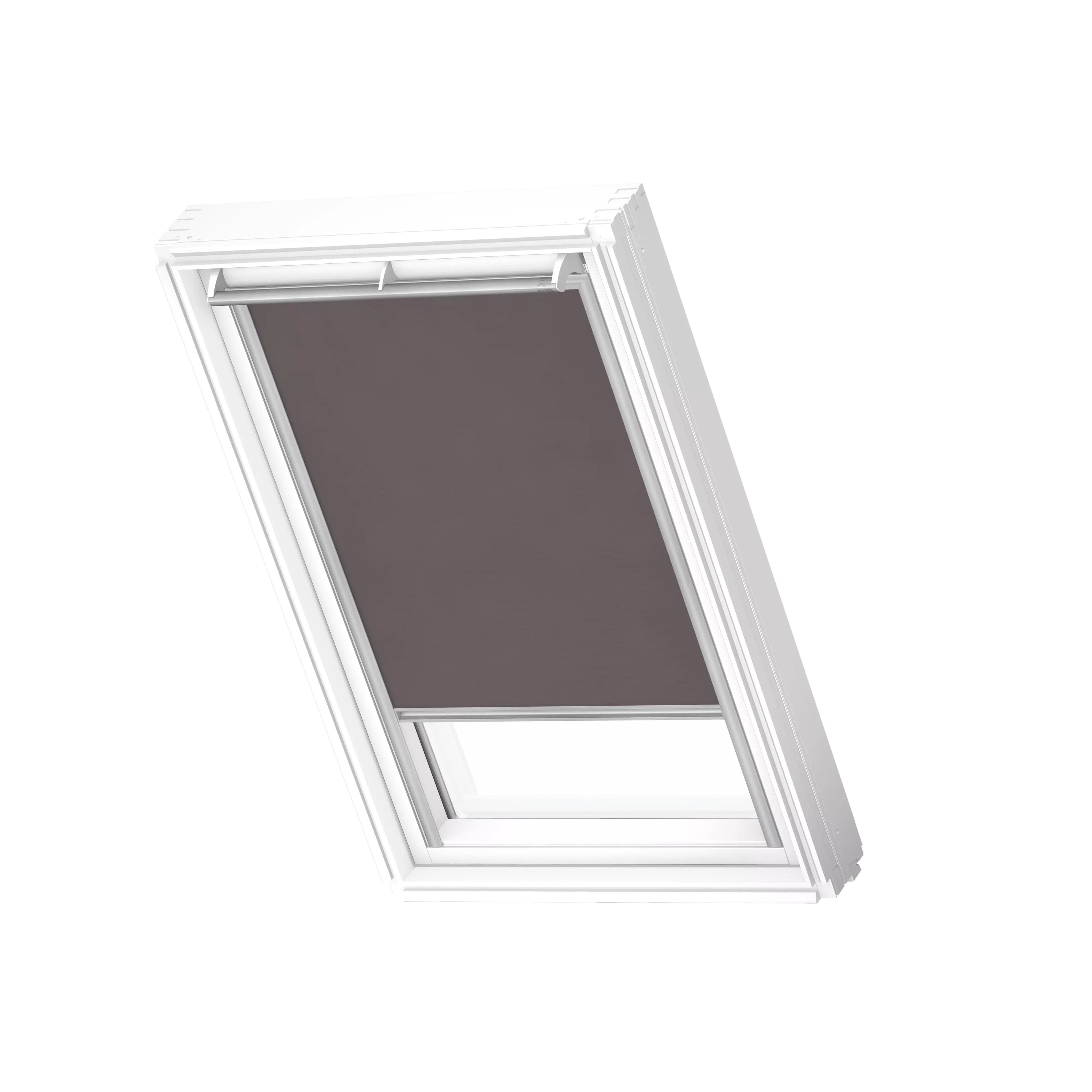 VELUX Rollo manuell Taupe, alu Schiene, Premium RFL 0811 4167S