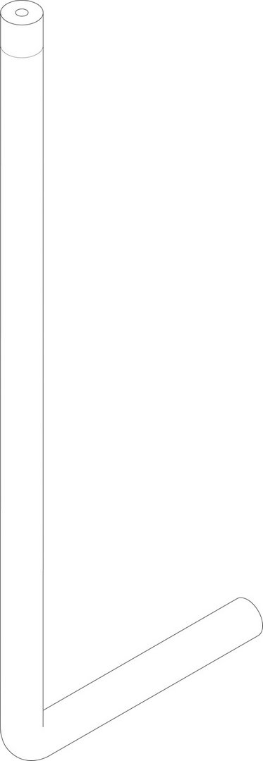 BOSCH Ersatzteil TTNR: 87185942280 Rohr Speicheranschluss unten mit Iso.