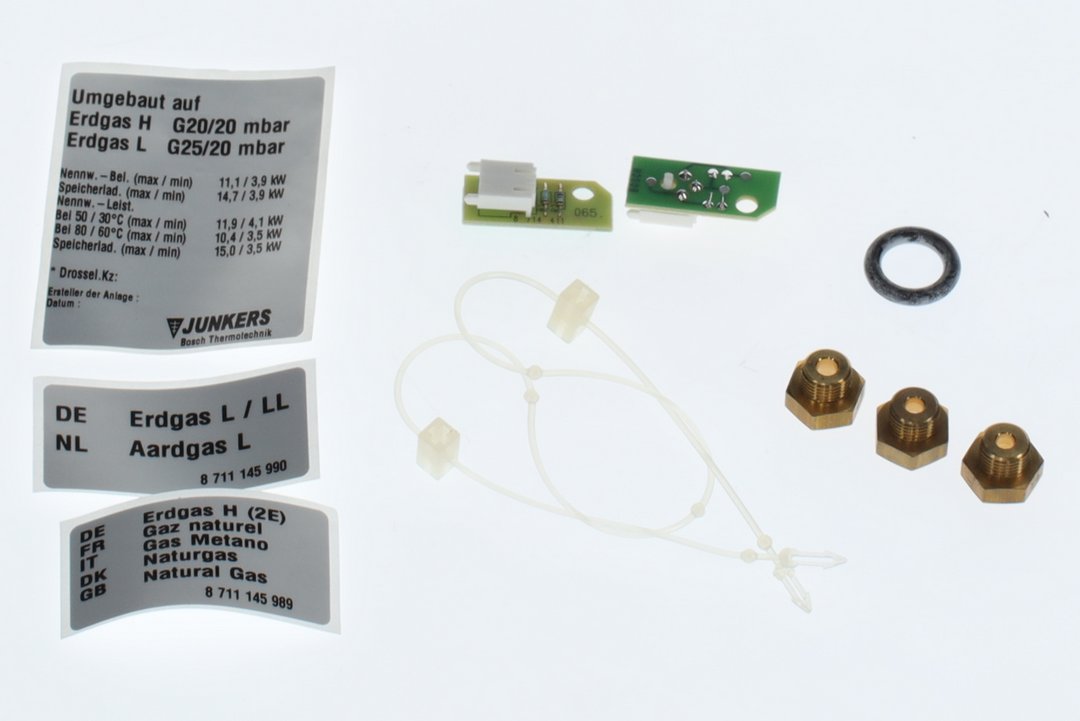 BOSCH Ersatzteil TTNR: 7710239052 Gasart-Umbausatz 31>21,23 BOSCH Ersatzteil TTNR: 7710239052 Gasart-Umbausatz 31>21,23