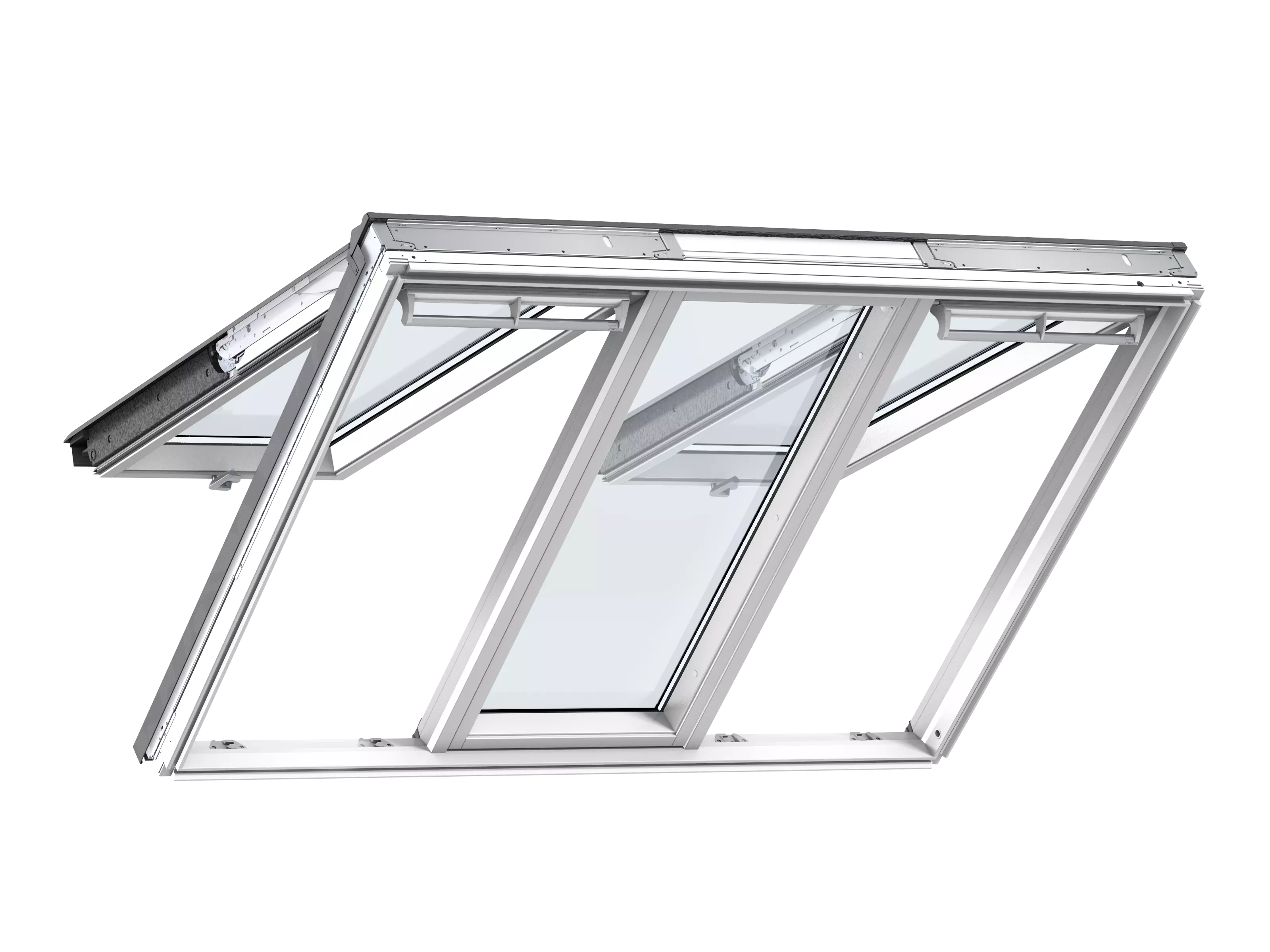 VELUX Lichtloesung weiss lack EN. PLUS Kupfer 3-IN-1 GPLS FFKF06 2166 VELUX Lichtloesung weiss lack EN. PLUS Kupfer 3-IN-1 GPLS FFKF06 2166