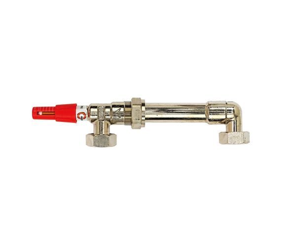 Flamco ueberstroemset mit Bogen, Achsabstand 125 mm ME-69072.4 Flamco ueberstroemset mit Bogen, Achsabstand 125 mm ME-69072.4