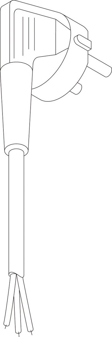 BOSCH Ersatzteil TTNR: 87186436260 Netzkabel