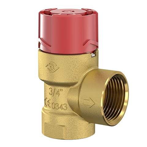 Flamco Sicherheitsventil Flamcoopress 3 bar Rp1/2 fuer Heizung 27001