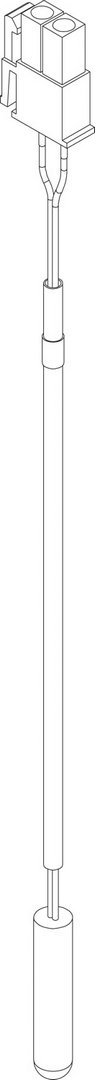 BOSCH Ersatzteil TTNR: 8738203398 Temperaturfuehler NTC 900mm 4,7kOhm