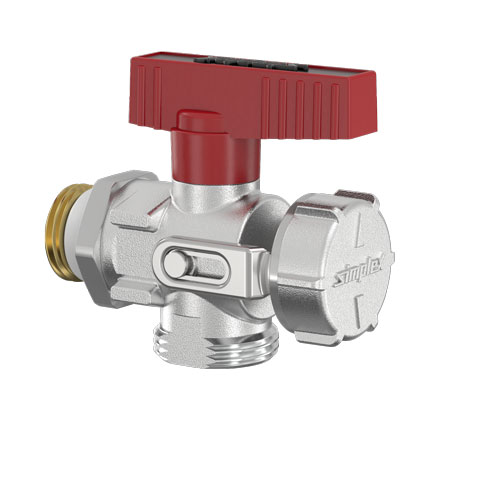 Flamco KFE-Kugelhahn Eck, silikonfrei G1/2a PN16 MS vern. F10658 Flamco KFE-Kugelhahn Eck, silikonfrei G1/2a PN16 MS vern. F10658