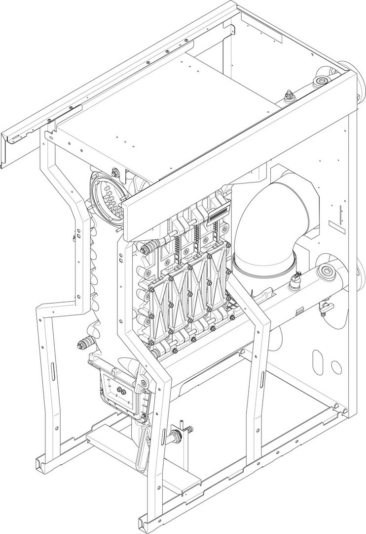 BOSCH Ersatzteil TTNR: 8738804581 Kesselblock CLA-1 5Gld (r) everp