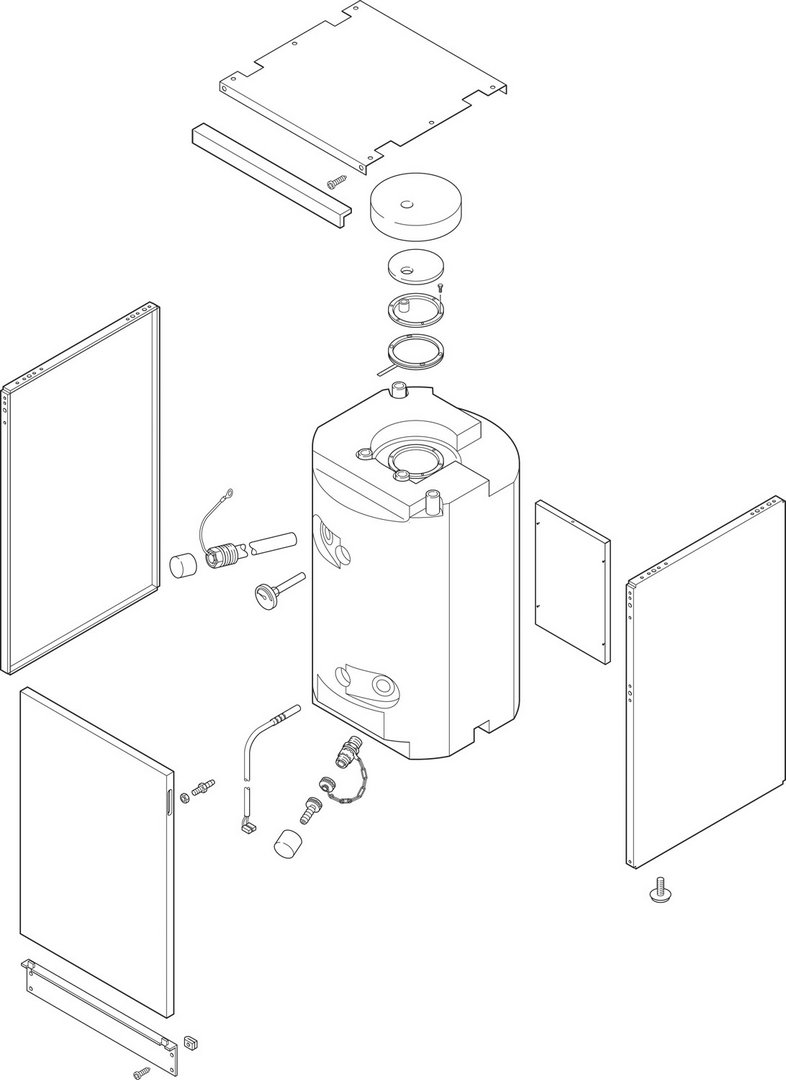 BOSCH Ersatzteil TTNR: 7735502065 Speicher ST 90-3 E everp.