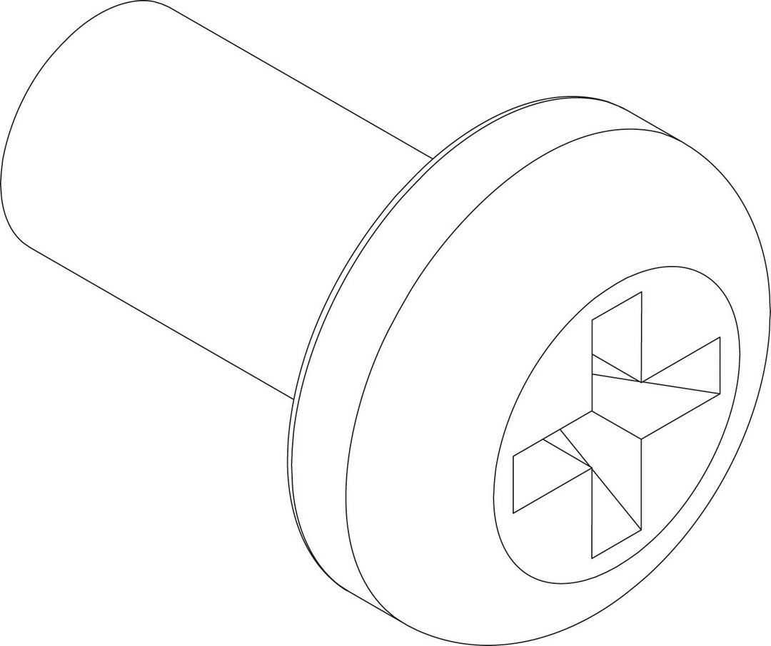 BOSCH Ersatzteil TTNR: 29144114120 Schraube M4x8