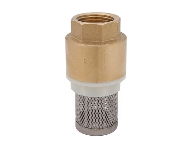 Schloesser JS FUSSVENTIL,SYSTEM YORK,M.FEDER UND NIRO-SAUGKORB,1 1/2",MESSING Schloesser JS FUSSVENTIL,SYSTEM YORK,M.FEDER UND NIRO-SAUGKORB,1 1/2",MESSING