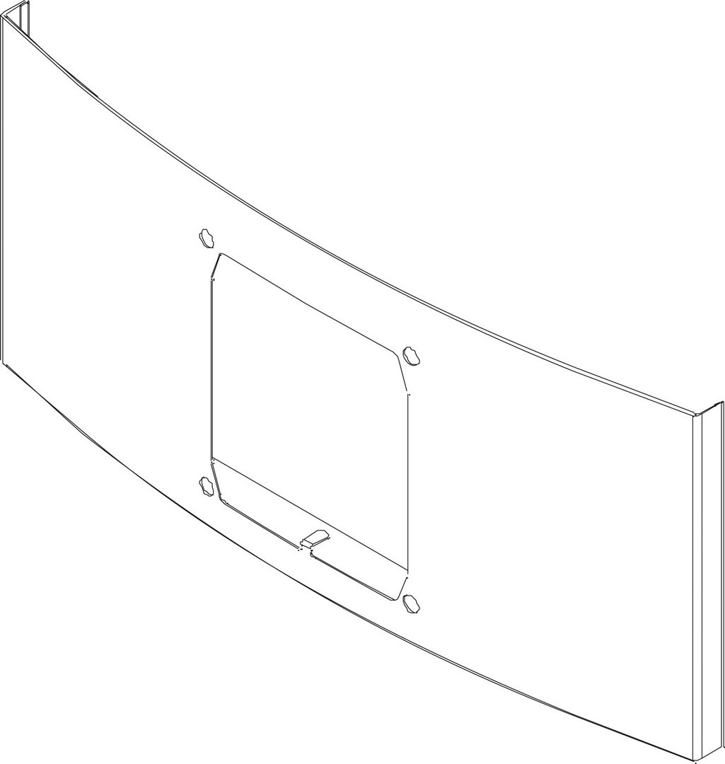 BOSCH Ersatzteil TTNR: 87186466840 Vorderwand unten