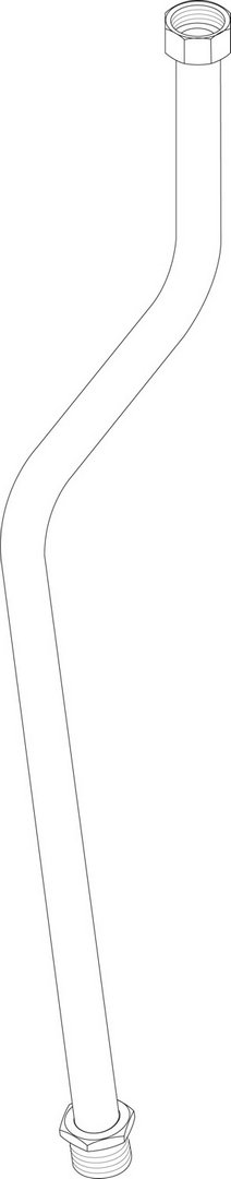 BOSCH Ersatzteil TTNR: 8735300124 Rohr DN25 25 x 1.2 Vorlauf