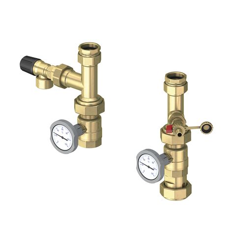 Flamco Anschlussgruppe Kaskade Kugelhahn, SI-VentilL, KFE, o. Pumpe M66362.36