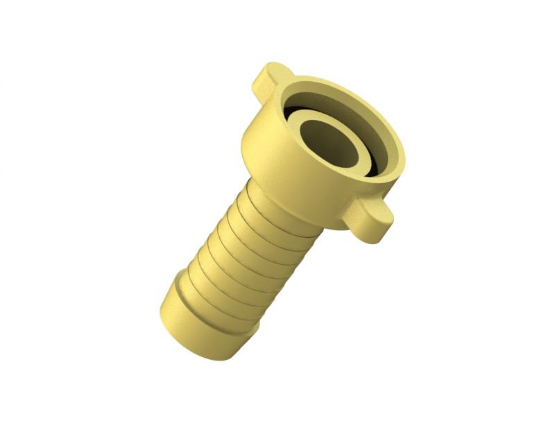 Schloesser JS MS-SCHLAUCHVERSCHRAUB.,SCHWER 2-TEILIG,FLACHDICHTEND,1/2"x1/2"
