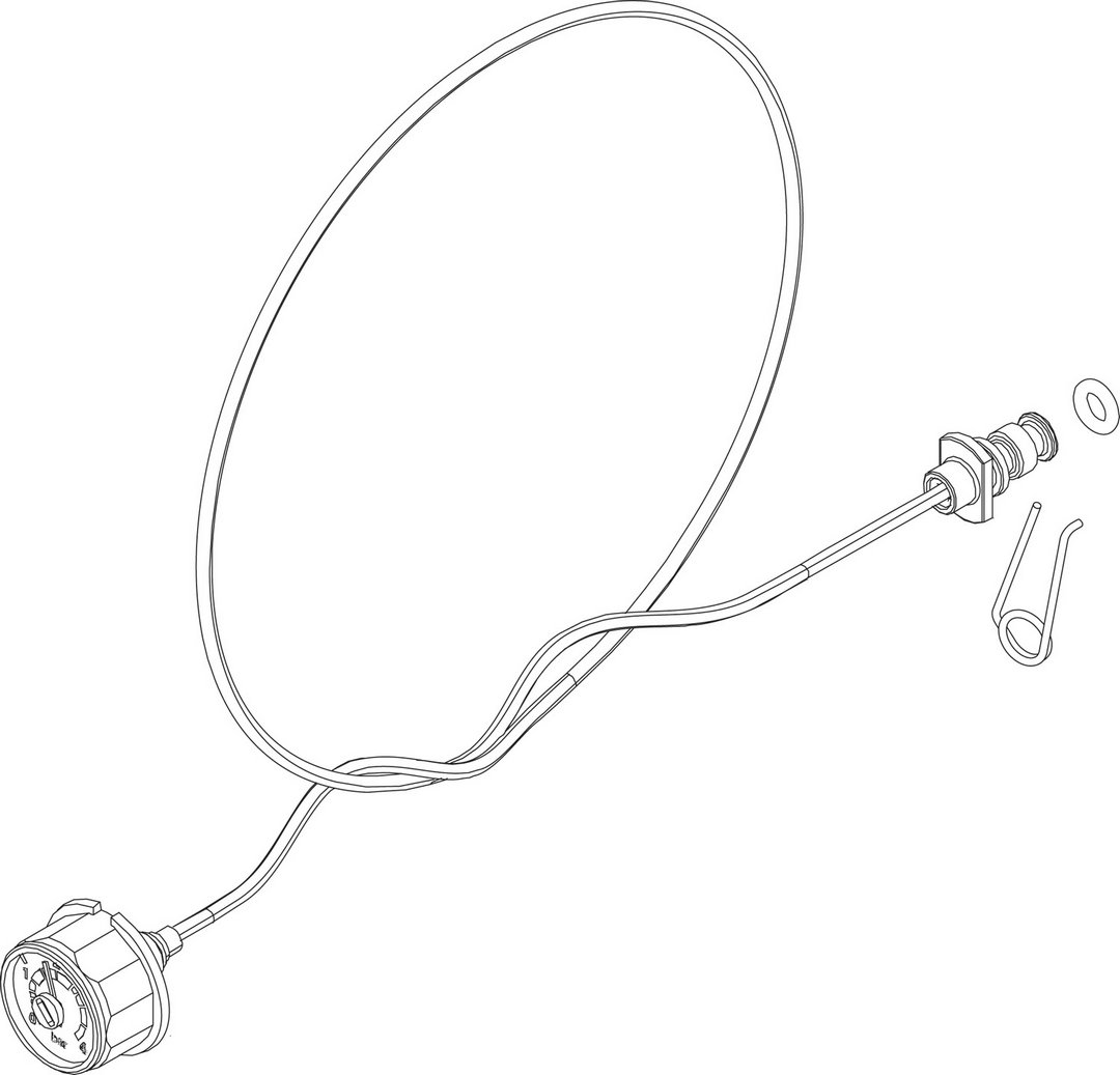 BOSCH Ersatzteil TTNR: 87182243440 Manometer