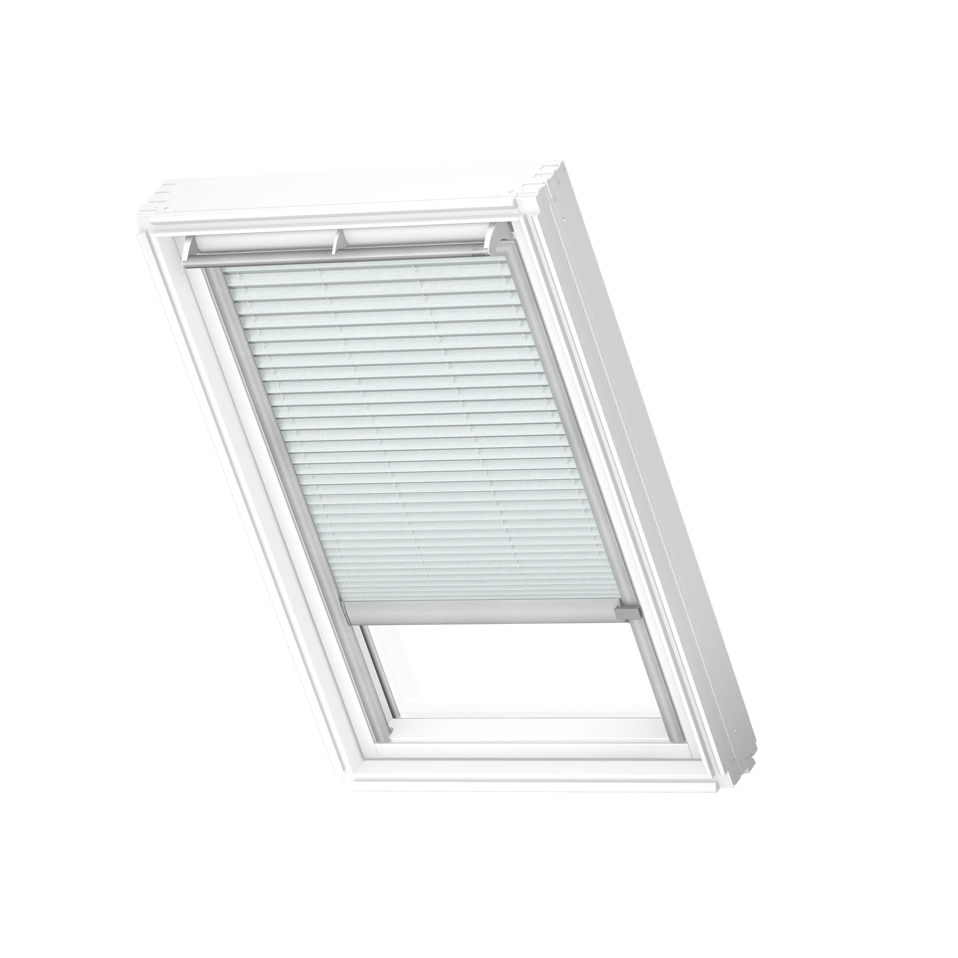 VELUX Plissee solar Himmelblau, alu Schiene, Premium FSL M08 1285K