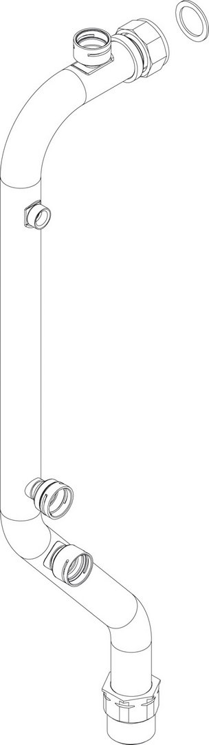 BOSCH Ersatzteil TTNR: 87186453900 Zuleitung Zuheizer