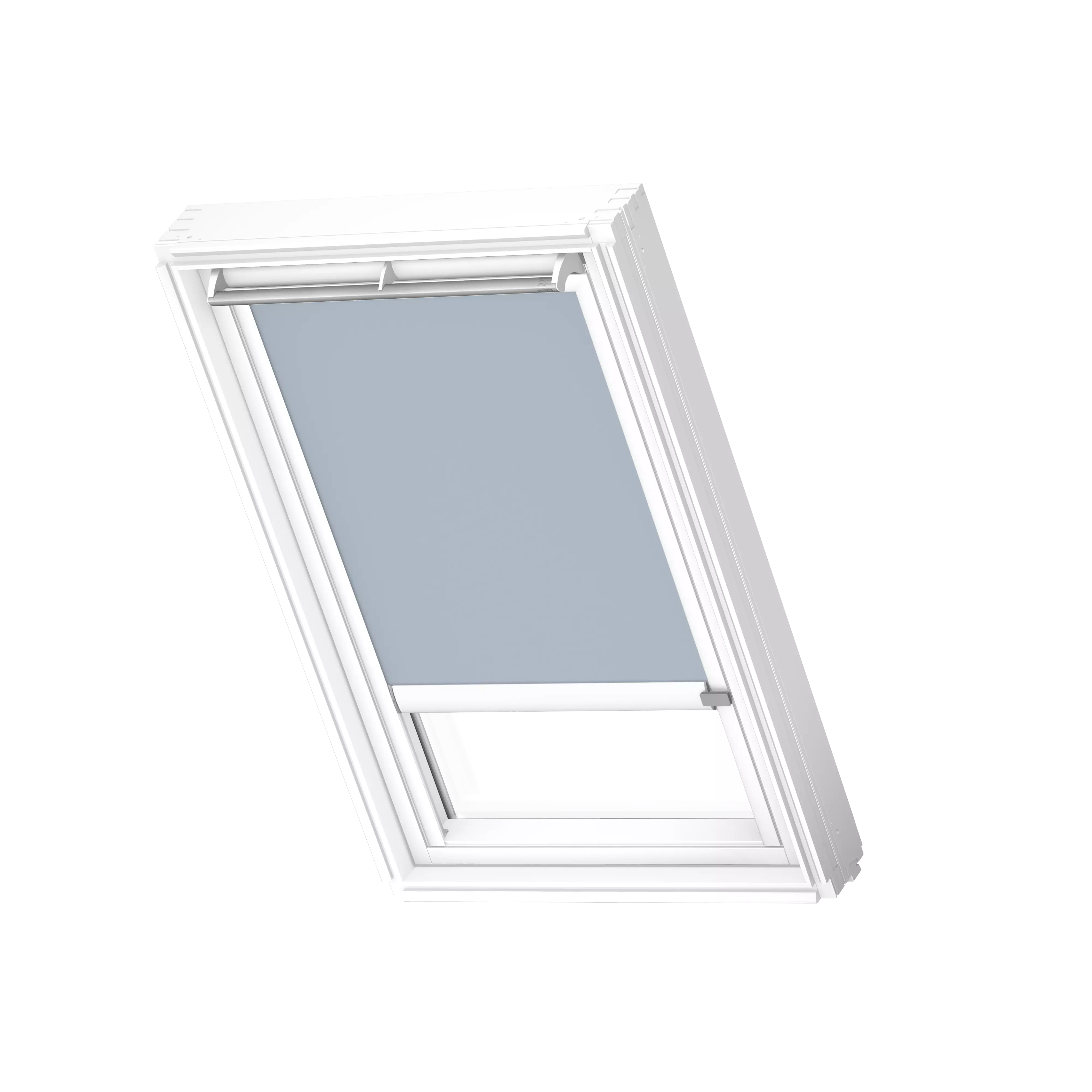VELUX Verdunkelungs-Rollo elektro Himmelblau, weisse Schiene, Premium DML MK08 4576KWL VELUX Verdunkelungs-Rollo elektro Himmelblau, weisse Schiene, Premium DML MK08 4576KWL