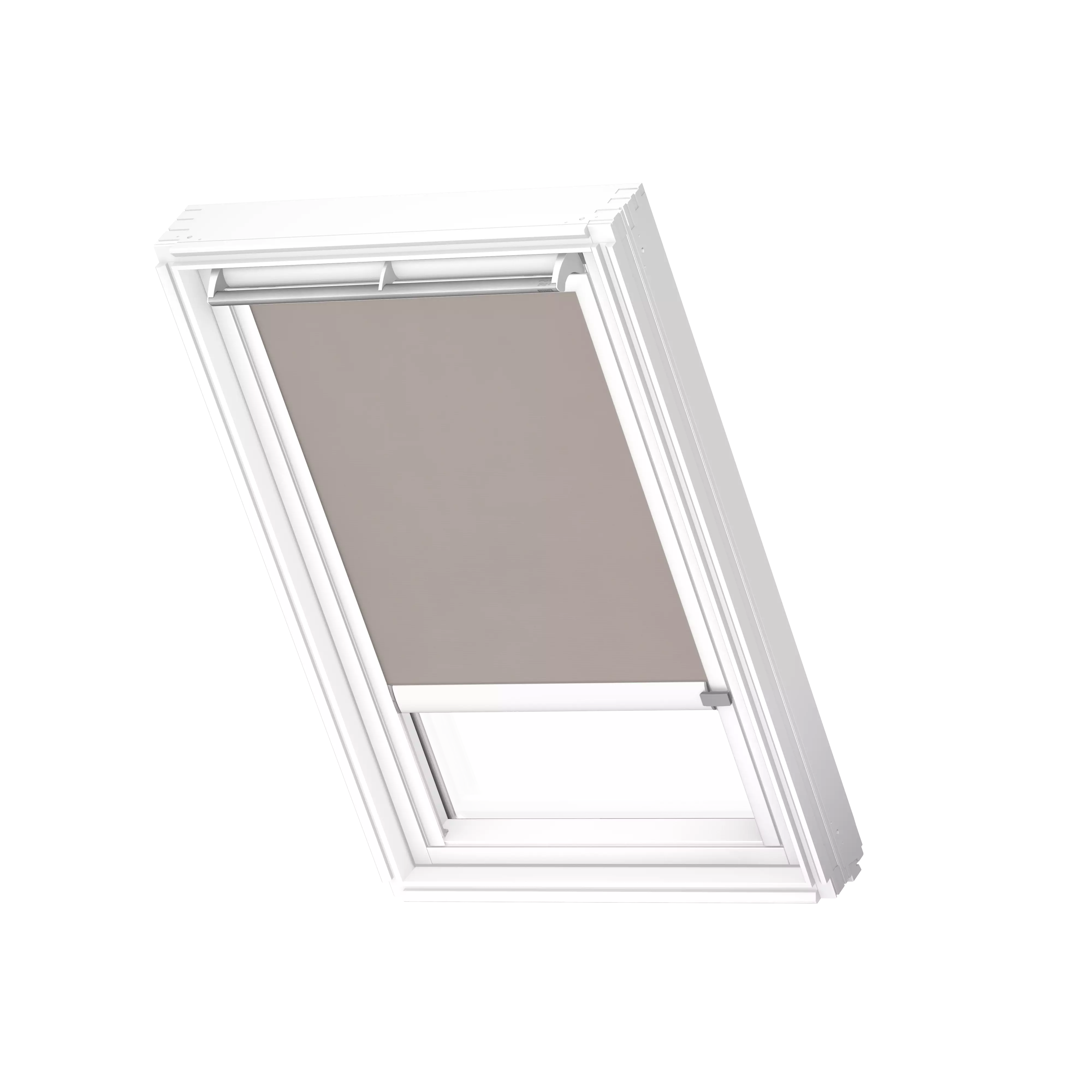VELUX Sichtschutz-Rollo elektro Hell-Taupe, weisse Schiene, Premium RML UK08 4169KWL VELUX Sichtschutz-Rollo elektro Hell-Taupe, weisse Schiene, Premium RML UK08 4169KWL