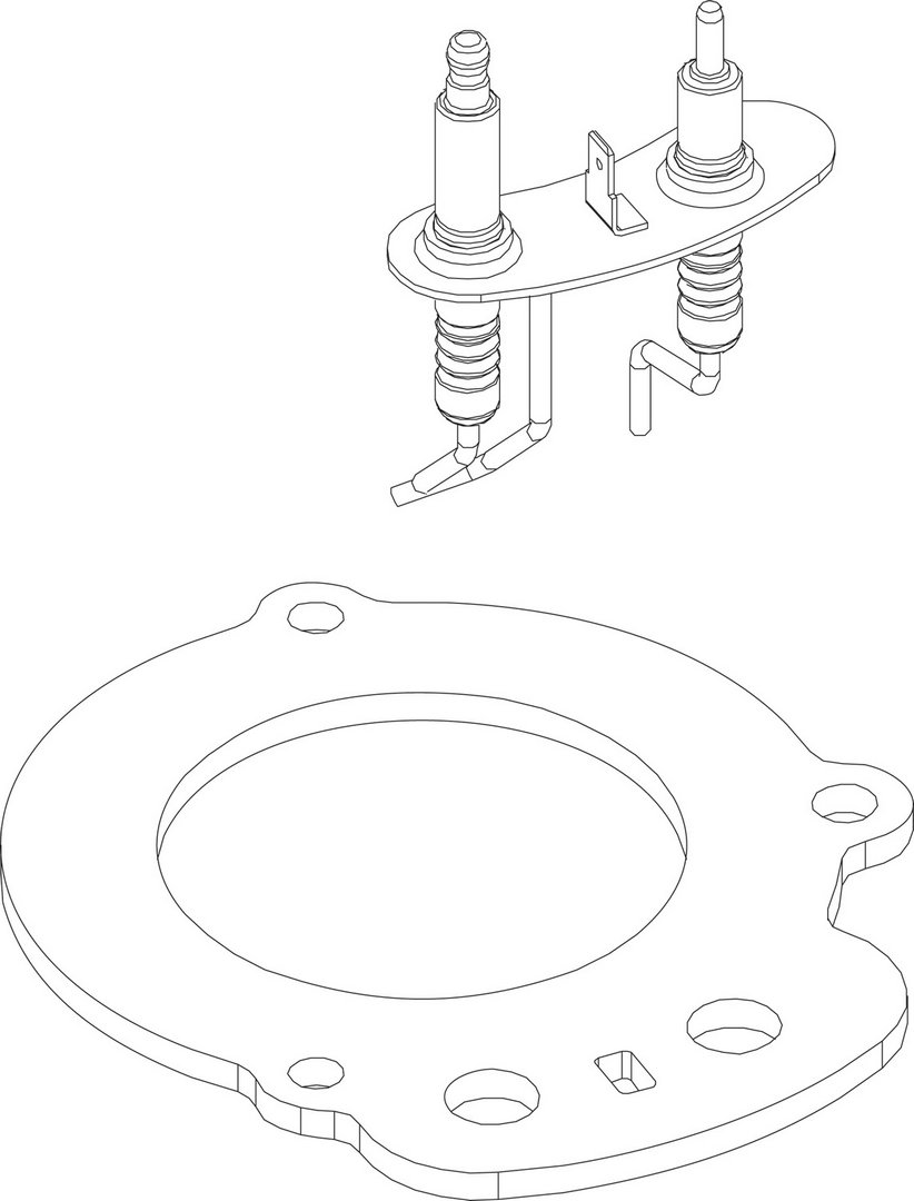 BOSCH Ersatzteil TTNR: 87379035360 Elektroden-Set BOSCH Ersatzteil TTNR: 87379035360 Elektroden-Set