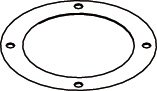 BOSCH Ersatzteil TTNR: 87160117130 Drosselblende D78 + D83