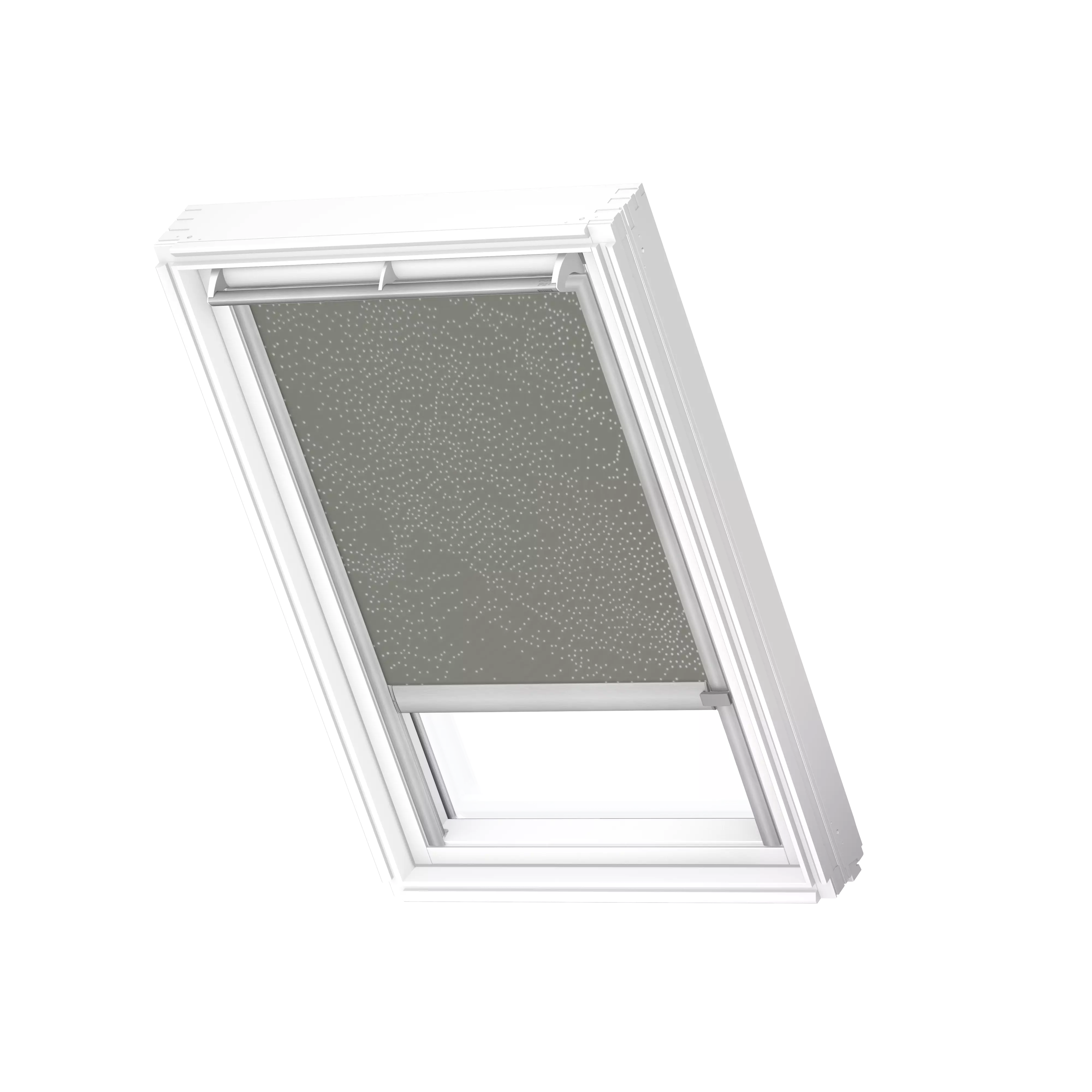 VELUX Verdunkelungs-Rollo elektro Olivebeige gepunktet, alu Schiene, Premium DML MK08 4575K VELUX Verdunkelungs-Rollo elektro Olivebeige gepunktet, alu Schiene, Premium DML MK08 4575K