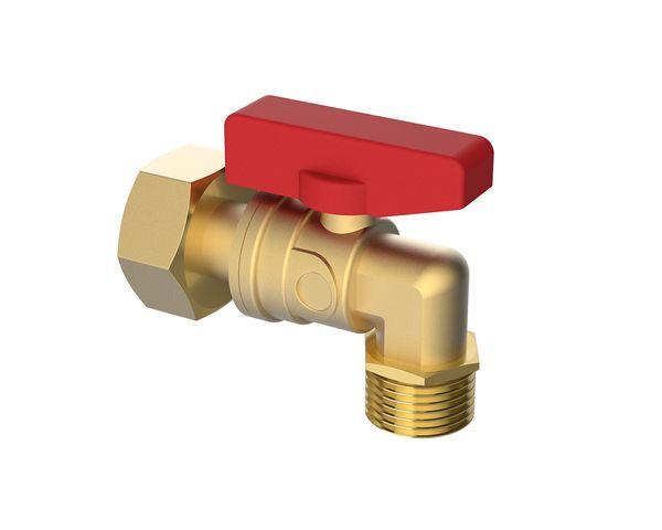 Flamco Eckkugelhahn mit Zaehlerverschraubung 3/4"AG x 3/4"IG M61892.5 Flamco Eckkugelhahn mit Zaehlerverschraubung 3/4"AG x 3/4"IG M61892.5