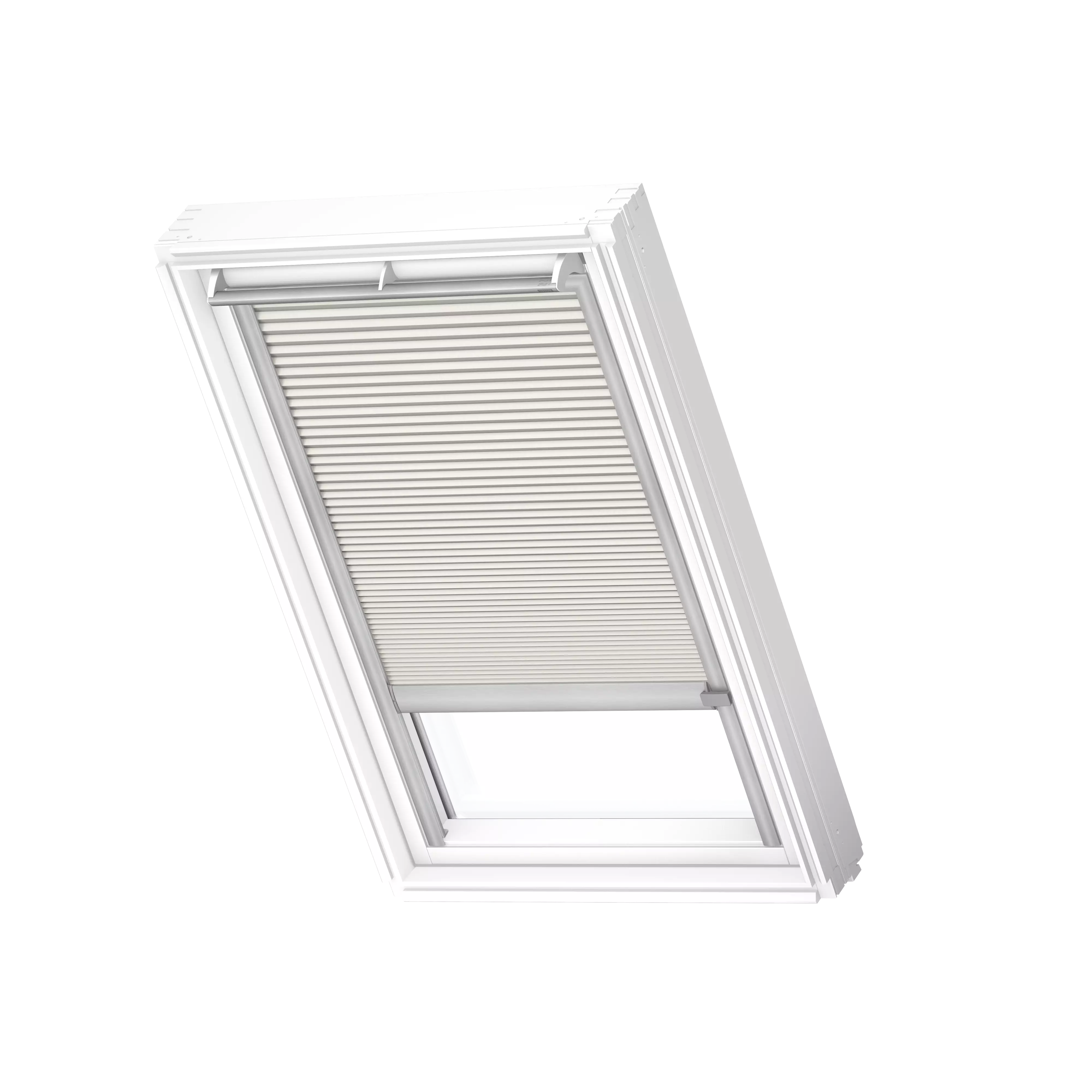 VELUX Wabenplissees solar Lichtgrau, alu Schiene, Premium FSC UK04 1172K VELUX Wabenplissees solar Lichtgrau, alu Schiene, Premium FSC UK04 1172K