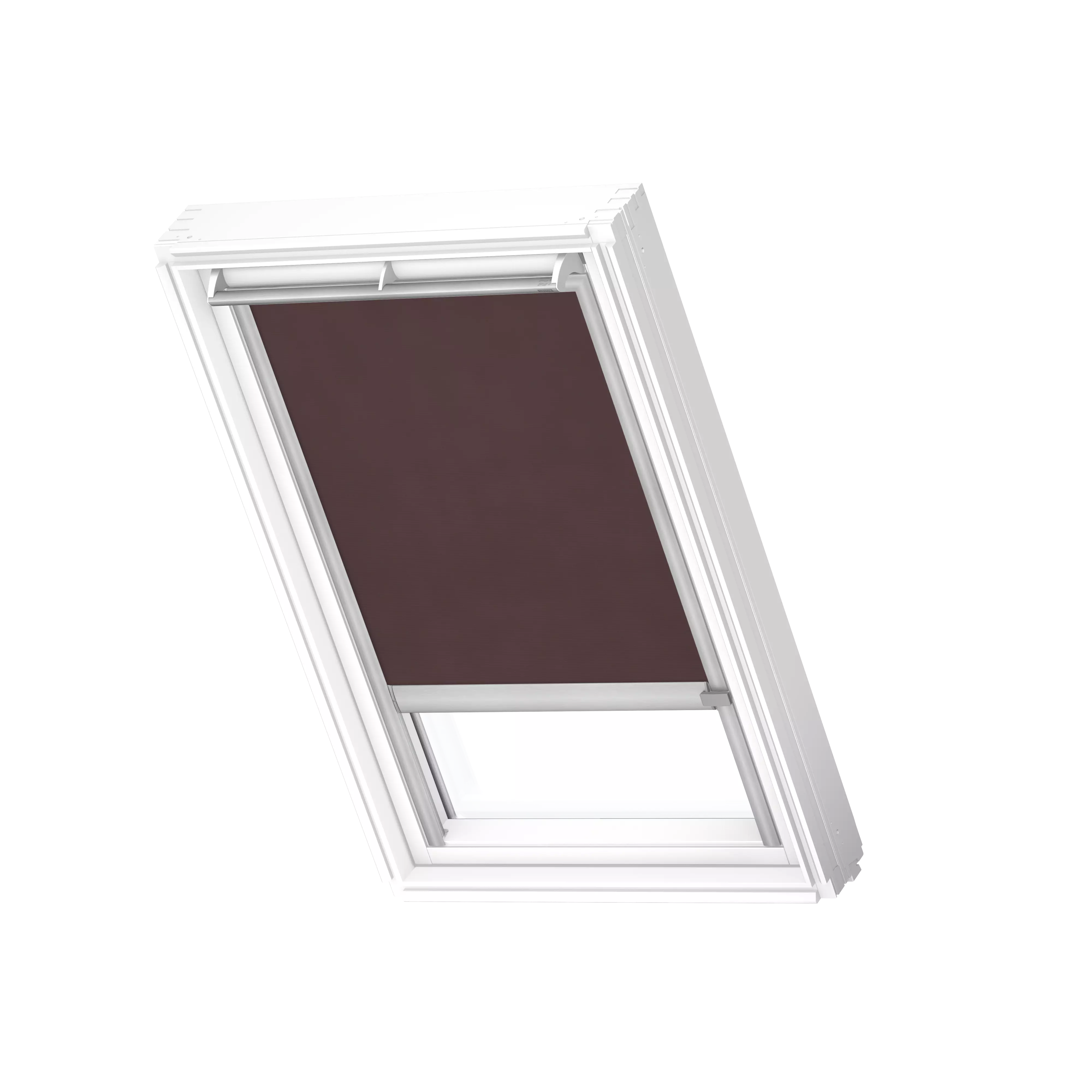 VELUX Sichtschutz-Rollo elektro Rehbraun, alu Schiene, Premium RML F06 4162K