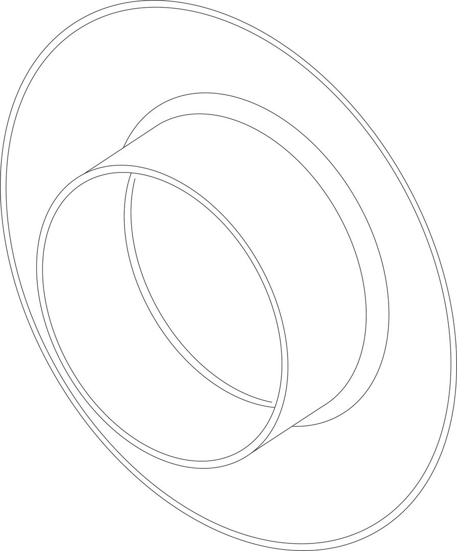 BOSCH Ersatzteil TTNR: 8735100810 Rosette D96xd50x25 Schwarz (4x) everp BOSCH Ersatzteil TTNR: 8735100810 Rosette D96xd50x25 Schwarz (4x) everp