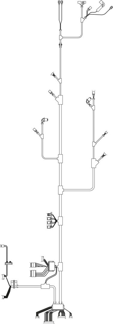 BOSCH Ersatzteil TTNR: 87186678440 Kabelbaum 24V