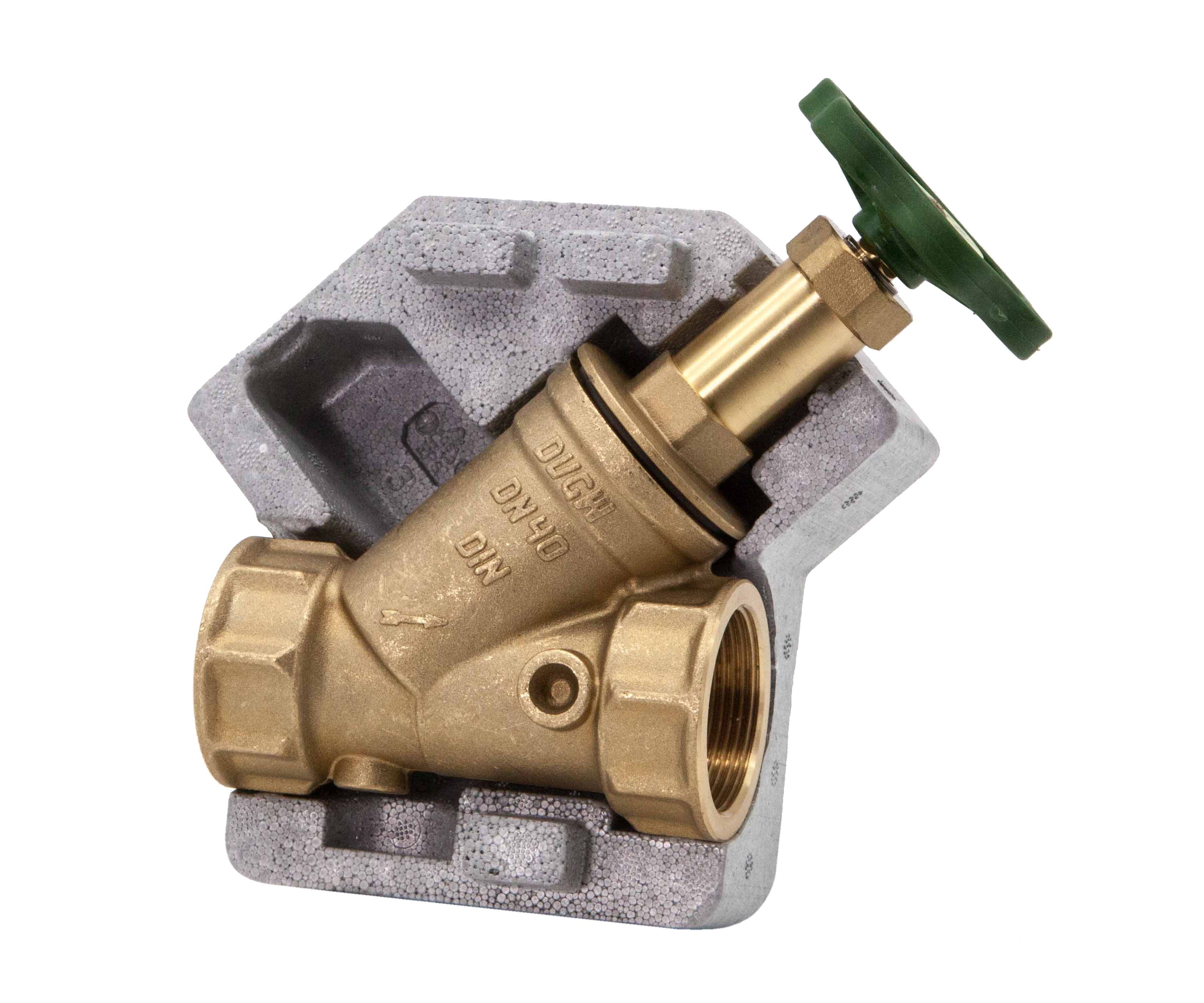 Schloesser JS FREISTROMVENTIL, MUFFENANSCHL. O.ENTL.,N.STEIG.SP,M.DS,DN40,DVGW Schloesser JS FREISTROMVENTIL, MUFFENANSCHL. O.ENTL.,N.STEIG.SP,M.DS,DN40,DVGW