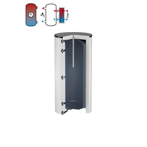 Flamco Ladespeicher Flamcoextherm LS 500 L weiss emailliert 18630