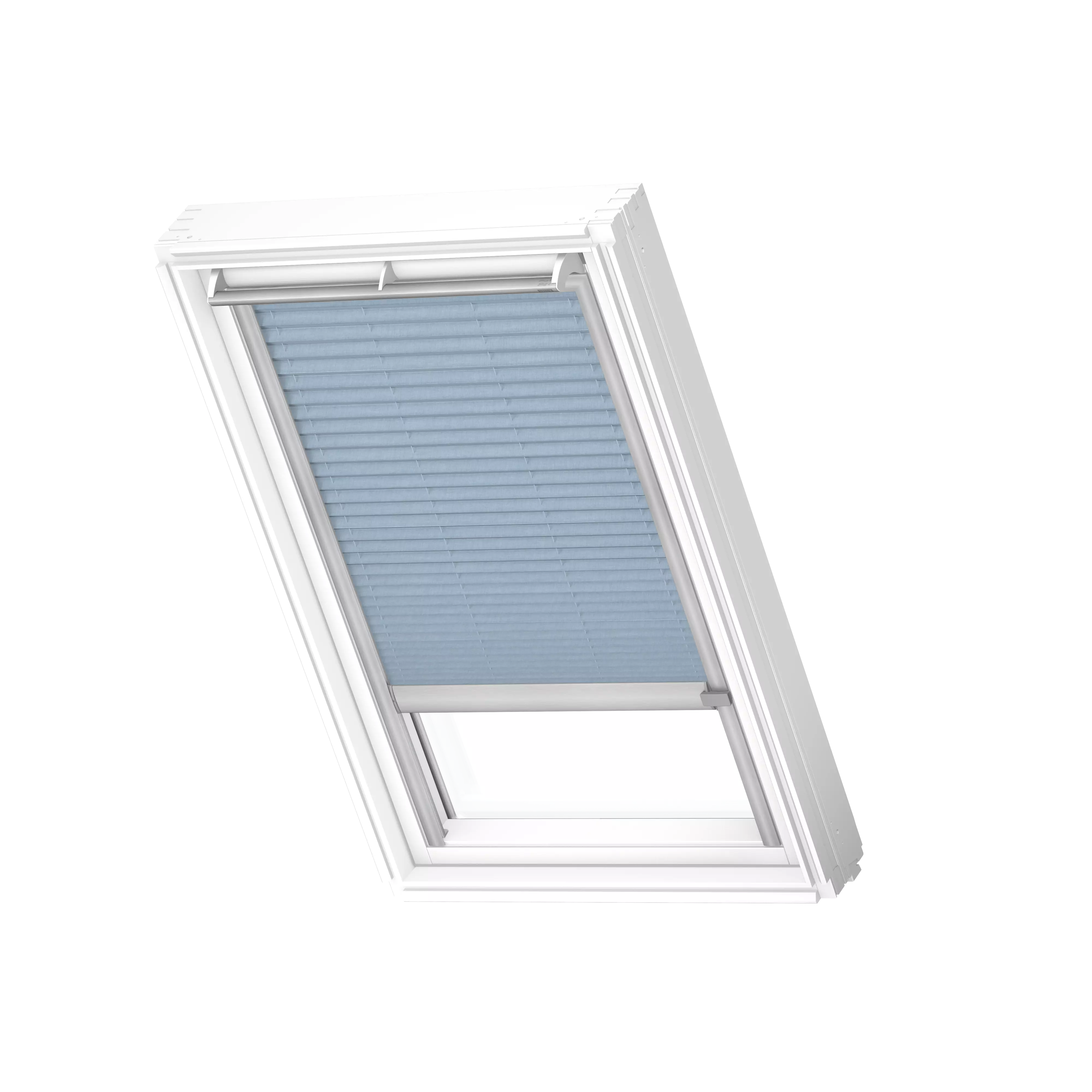VELUX Plissee solar Denim, alu Schiene, Premium FSL PK10 1286K