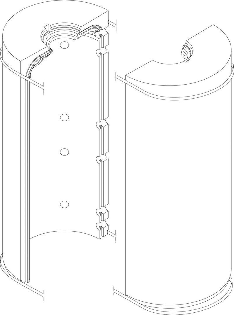 BOSCH Ersatzteil TTNR: 7735501790 Waermeschutz Speicher 1000.6 d:790 everp BOSCH Ersatzteil TTNR: 7735501790 Waermeschutz Speicher 1000.6 d:790 everp